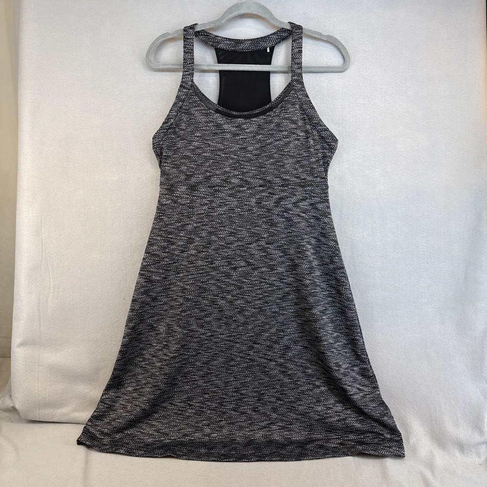 MPG Womens Abstract Padded Built In Bra Athletic Tennis A Line Dress Size M
